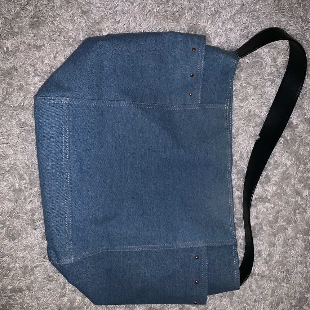 Denim Victoria secret tote bag